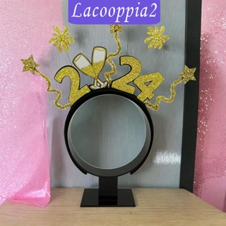 [Lacooppia2] ที่คาดผม ประดับกลิตเตอร์ รูปดาวน่ารัก พร็อพสําหรับถ่ายรูป เทศกาลปีใหม่ 2024