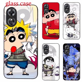 เคสโทรศัพท์มือถือ ลายการ์ตูนชินจัง สําหรับ OPPO A17