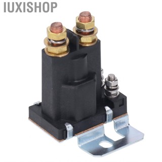 Iuxishop Starter Solenoid Relay 12VDC 30W Auto Start Contactor Stainless Steel High Current Brass Coil for Vehicle