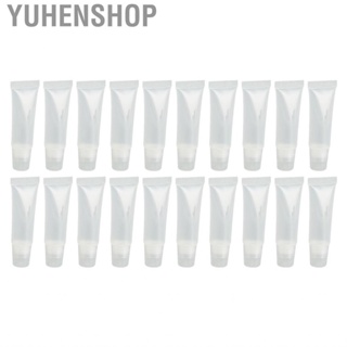 Yuhenshop Lip Gloss Container Tube PVC for DIY Amateur Home Travel