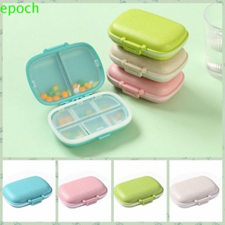 Epoch กล่องยา 8 ช่อง พร้อมแหวนซีล พลาสติก กันชื้น แบบพกพา สําหรับครัวเรือน