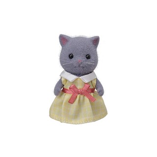 Sylvanian Families Doll [ตุ๊กตาแมวเปอร์เซีย (สีเทา)] N-106