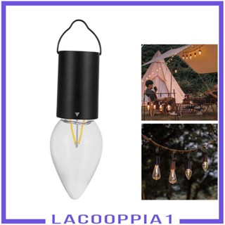 [Lacooppia1] โคมไฟแขวนเต็นท์ IP4 ใช้แบตเตอรี่ ชาร์จ USB กันน้ํา พร้อมตะขอ สําหรับตั้งแคมป์กลางแจ้ง