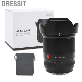 Dressit 13mm F1.4 XF Auto Focus Lens  Fast Autofocus Lightweight Brass Mount for Digital Cameras