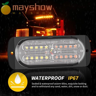 Mayshow ไฟเตือน LED DC 12V กันน้ํา ทนทาน แบบเปลี่ยน สําหรับรถบรรทุก