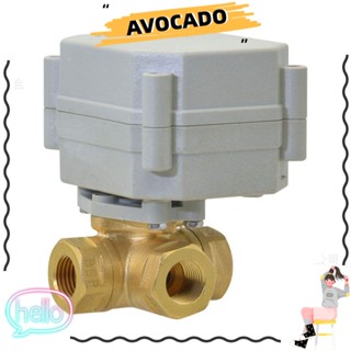 Avocarr วาล์วน้ําทองเหลือง 3/8 นิ้ว 12V/24VAC/DC