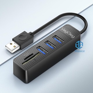 อะแดปเตอร์ฮับแยก 5/8 IN 1 480Mbps USB หลายพอร์ต สําหรับคอมพิวเตอร์ แล็ปท็อป และ Macbook [Missece.th]