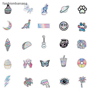 [fashionbanana] ใหม่ สติกเกอร์กราฟฟิตี้ เลเซอร์ Horaphic สําหรับติดตกแต่งกีตาร์ หมวกกันน็อค 50 ชิ้น