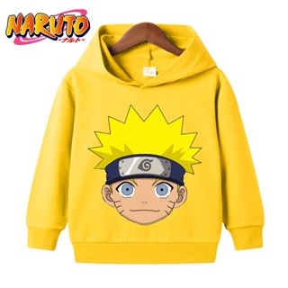 เสื้อกันหนาวแขนยาว มีฮู้ด ลายการ์ตูนนารูโตะ Cloud Of Hokage สําหรับเด็กผู้ชาย และเด็กผู้หญิง 4T-14T ปี