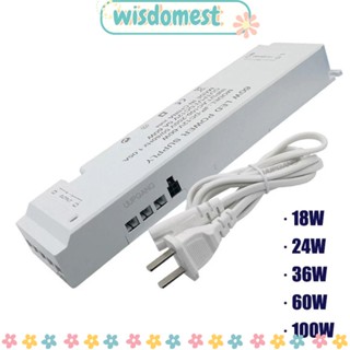 WISDOMEST สวิตช์พาวเวอร์ซัพพลาย LED หรี่แสงได้ สําหรับตู้ไฟ