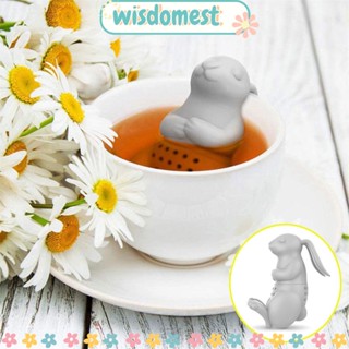 Wisdomest ที่กรองชา แบบซิลิโคน ใช้ซ้ําได้