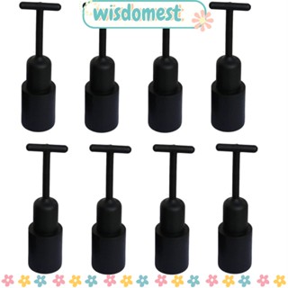 Wisdomest แหวนถอดซ็อกเก็ตโคมไฟ E12 สีดํา 8 ชิ้น