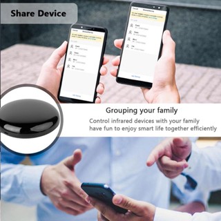  Intelligent Security IR Universal รีโมทคอนโทรล โทรศัพท์มือถือ App ควบคุมเสียงรีโมทคอนโทรลอินฟราเรดสำหรับระบบสมาร์ทโฮม