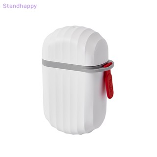 Standhappy ใหม่ กล่องเก็บสบู่ พร้อมช่องระบายน้ํา แบบพกพา อุปกรณ์เสริม สําหรับห้องน้ํา เดินทาง