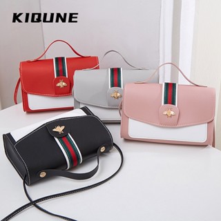 KIQUNE  กระเป๋าผู้หญิงสะพายข้าง กระเป๋าสะพาย ข้าง 2023 NEW   Chic Stylish ins ทันสมัย GDJ23903HM 37Z230910