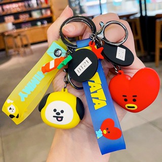 พวงกุญแจ จี้การ์ตูน Kpop BTS BT21 CHIMMY COOKY RJ MANG SHOOKY TATA KOYA