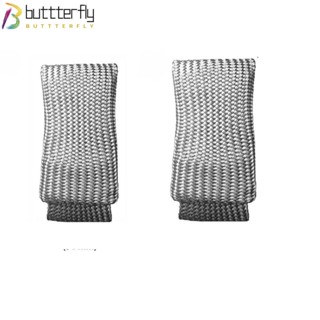 Buttterfly ถุงมือเชื่อมโลหะ ทนความร้อน ทนทาน สีเงิน สําหรับทําเบเกอรี่ 2 ชิ้น