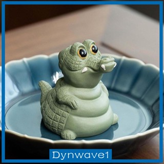 [Dynwave1] รูปปั้นจระเข้จิ๋ว สําหรับตกแต่งห้องชา