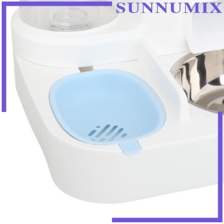 [Sunnimix] เครื่องให้อาหารสัตว์เลี้ยงอัตโนมัติ ชามให้อาหาร และน้ําดื่ม สําหรับสัตว์เลี้ยง สุนัข แมวในร่ม