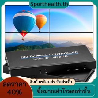 ตัวควบคุมวิดีโอ 4K X 2K HD 2x2 HDMI เข้าได้กับผนัง 180 องศา อินพุต 4K เอาท์พุต 1080P 4 ช่อง