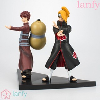 Lanfy โมเดลฟิกเกอร์ Naruto Shippuden Didara ของเล่นสะสม สําหรับเด็ก 2 ชิ้น ต่อชุด