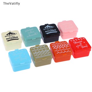 [TheVatifly] ขวดซอสมะเขือเทศ สลัด ทรงสี่เหลี่ยม ขนาดเล็ก แบบพกพา 8 ชิ้น ต่อชุด สําหรับกล่องอาหารกลางวัน เบนโตะ [Preferred]