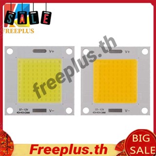 หลอดไฟสปอตไลท์ LED DC 12-14V 50W COB ชิป 40x40 มม. ทรงสี่เหลี่ยม DIY