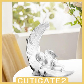 [Cuticate2] ฟิกเกอร์ รูปปั้นเชอรับ สีขาว สําหรับโต๊ะทํางาน ชั้นวางหนังสือ