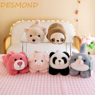 Desmond สร้อยข้อมือตุ๊กตาหมีแพนด้า ทรงกลม สีชมพู สีแดง ของเล่นสําหรับเด็ก