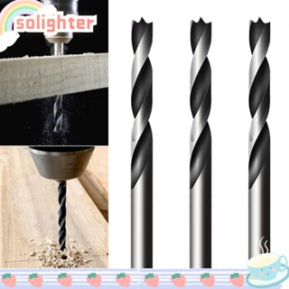 SOLIGHTER Countersunk ดอกสว่านไฟฟ้า ก้านกลม ความเร็วสูง สําหรับงานไม้