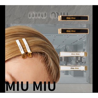 ✨พรีเมี่ยม✨ ชนชอป Miu กิ๊บหนีบผม มี 3 สี ดำ ขาว ชมพู *มีปั้ม*