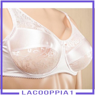 [Lacooppia1] แผ่นซิลิโคนเสริมหน้าอก ลายลูกไม้ สําหรับ Mastectomy Brassiere