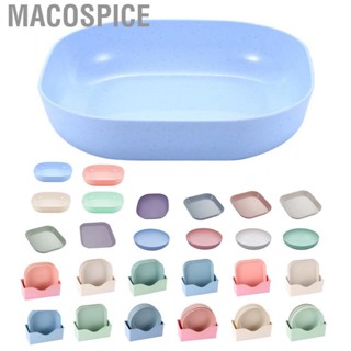 Macospice Fruit  Tray Multipurpose Salad Dish Eco Friendly Kitchen Dinner for Household