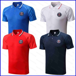 เสื้อโปโลแขนสั้น ลายทีมชาติฟุตบอล Paris Saint-Germain GP1 2022-2023 PG1