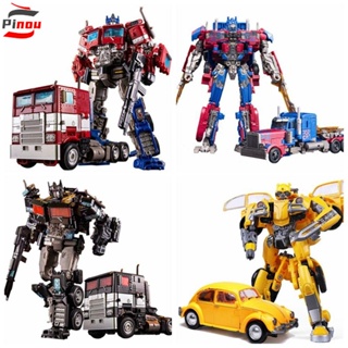 Pinou ของเล่นโมเดลฟิกเกอร์ หุ่นยนต์ Transforming Car Transformation Action Figure ของเล่นสําหรับเด็กผู้ชาย