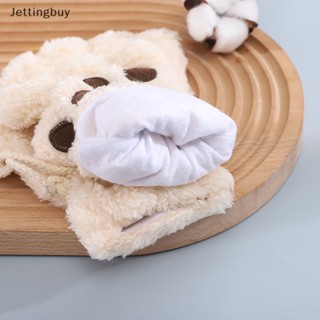 [Jettingbuy] ใหม่ ถุงมือข้อสั้น ผ้ากํามะหยี่ขนนิ่ม ลายอุ้งเท้าแมว แฟชั่นฤดูหนาว สําหรับผู้หญิง