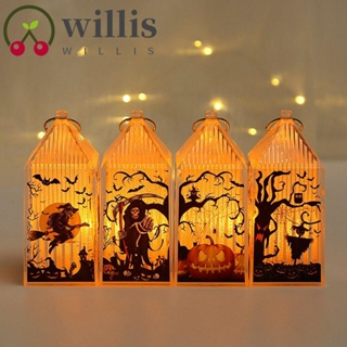 Willis โคมไฟโปร่งแสง LED สไตล์วินเทจ สําหรับตกแต่งฮาโลวีน 1 ชิ้น