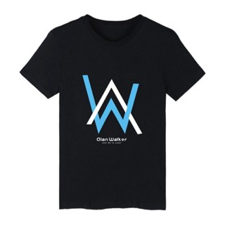 เสื้อยืดผู้ชาย เสื้อยืด พิมพ์ลาย Gildan Distro Camisas De Alan Walker สําหรับผู้ชาย และผู้หญิง  👕S-5XL