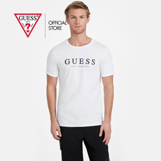 GUESS เสื้อยืดผู้ชาย รุ่น X2BI14KBR42 สีขาว