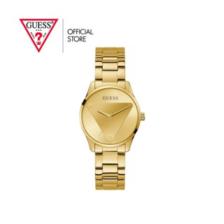 GUESS นาฬิกาข้อมือผู้หญิง รุ่น EMBLEM GW0485L1 สีทอง