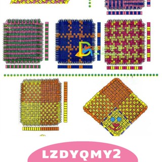 [Lzdyqmy2] ชุดเครื่องถักนิตติ้งแฮนด์เมด พร้อมเชือกถัก ตะขอถัก งานฝีมือ