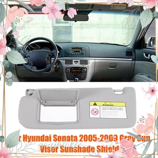 ที่บังแดดรถยนต์ พลาสติก สีเทา สําหรับ Hyundai Sonata NF NFC 2005-2009 1 ชิ้น