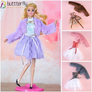 Buttterfly เสื้อคลุมตุ๊กตา DIY อุปกรณ์เสริม สําหรับตุ๊กตา 30 ซม.