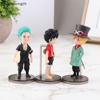 [JBTH] โมเดลฟิกเกอร์ PVC รูปการ์ตูนอนิเมะลูฟี่ Nami Zoro น่ารัก 6 ชิ้น ต่อชุด [JB]