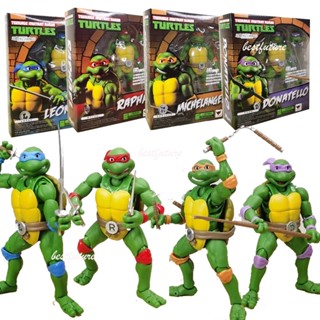 Shf โมเดลฟิกเกอร์ นินจาเต่า Tmnt Leonardo Raphael Donatello Michelangelo S H Figuarts Articulado