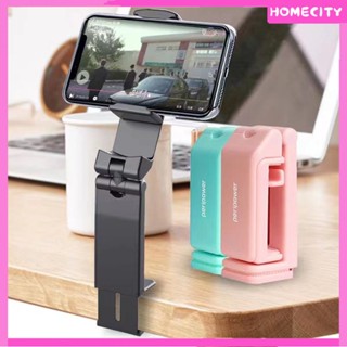 [Ready] [พร้อม] ใหม่ Desktop Lazy Mobile Phone Holder คลิปหมุนพับได้แบบปรับได้ Universal Mobile Phone Holder For Travel Broadcast