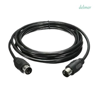 Delmer DIN สายเคเบิลอะแดปเตอร์ 5PIN ปลั๊ก DIN เป็น 5 Pin M/M 5PIN ตัวผู้ เป็นตัวผู้