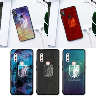 เคสโทรศัพท์มือถือแบบนิ่ม TPU ลายโลโก้ผ่าพิภพไททัน OP15 สําหรับ Vivo V11 V15 V23 Pro V20 SE V19 V21