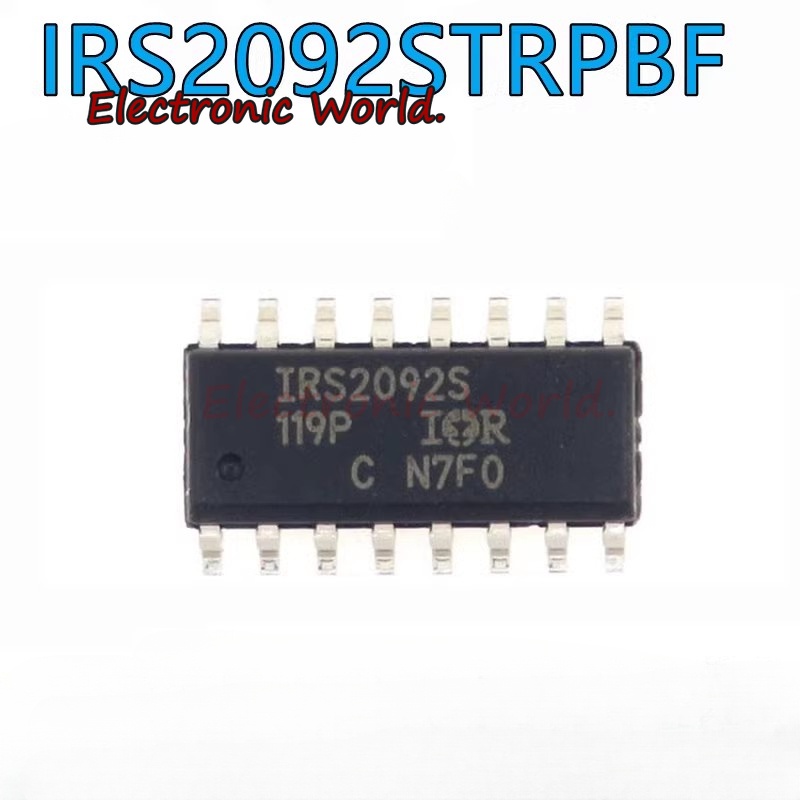 ชิปเซ็ต 100% IRS2092S IRS2092SPBF IRS2092 IRS2092STRPBF sop-16 1 ชิ้น