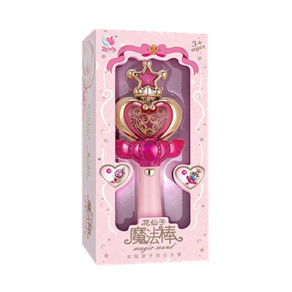 JUMBO Girl Magic Wand, ไฟ Led Princess Wand Moon Fairy Stick, เอฟเฟกต์เสียงสําหรับเด็กพร้อมแท่งไฟเพลง Shine Glow Stick ของขวัญเด็กผู้หญิง ราคา ถูกที่สุด ดีลบีเคเค แกลเลอรีภาพที่ 6